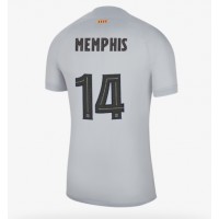 Barcelona Memphis Depay #14 Fotballklær Tredjedrakt 2022-23 Kortermet